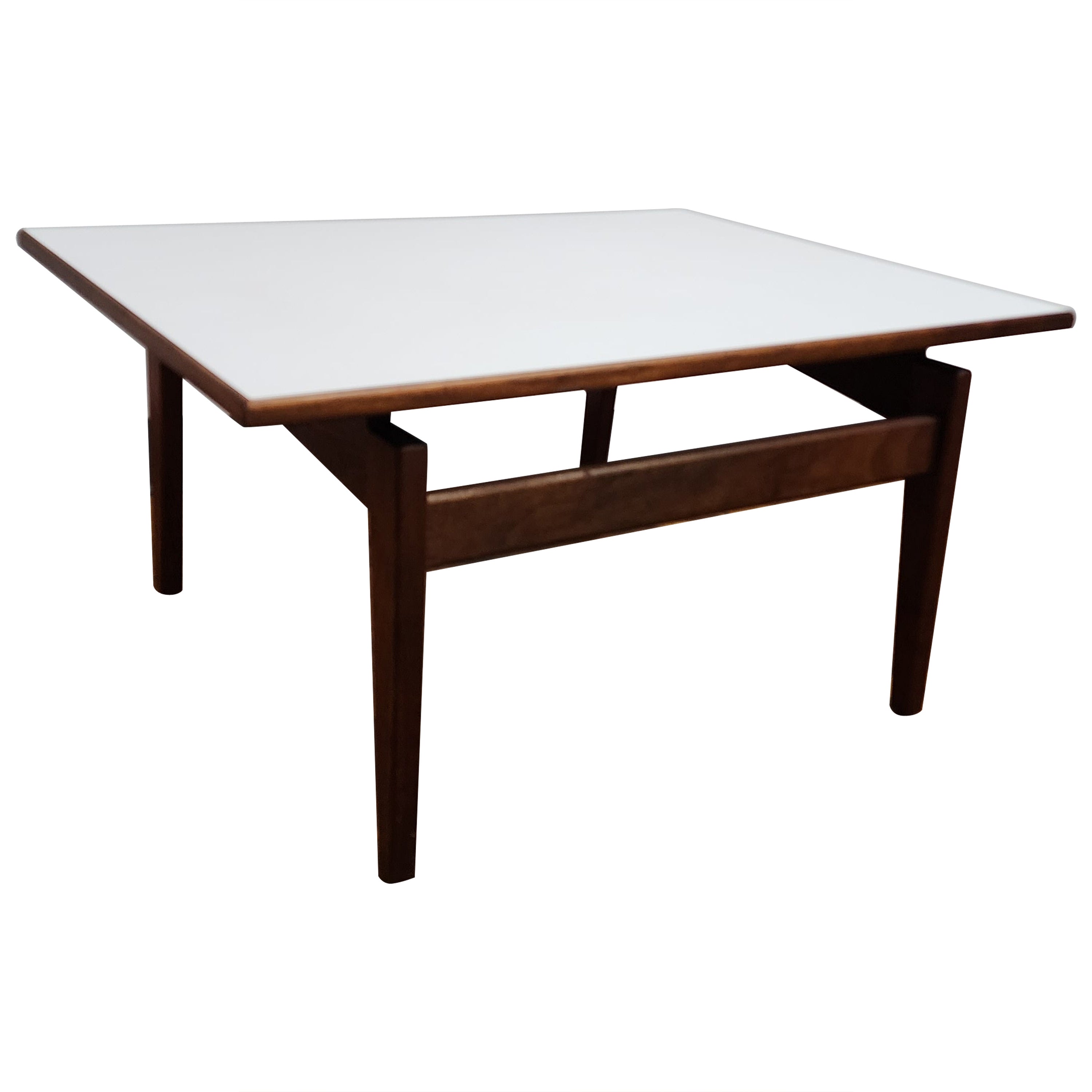 Jens Risom Walnut side table
