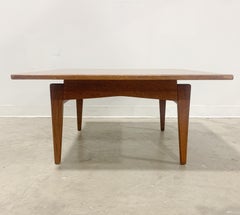 Jens Risom Walnut Square Coffee Table