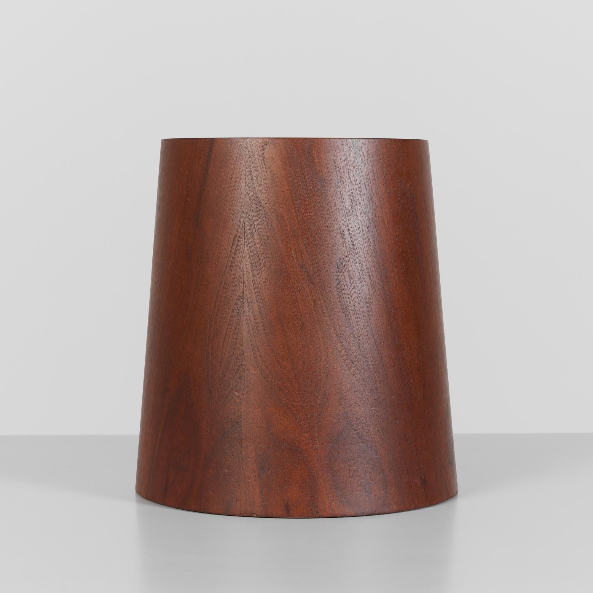 American Jens Risom Walnut Wastebasket