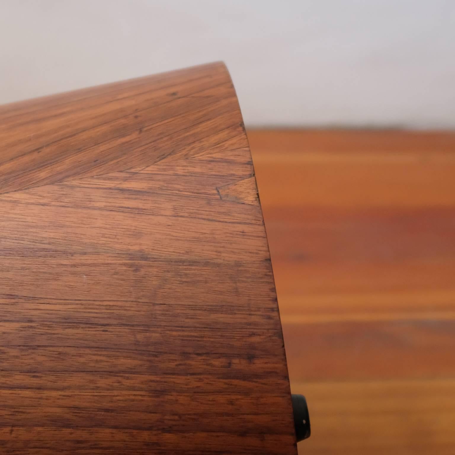 Walnut Jens Risom Wastebasket, Midcentury, 1950s