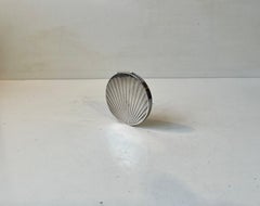 Jens Sigsgaard Silver Art Deco Powder Compact & Pocket Mirror