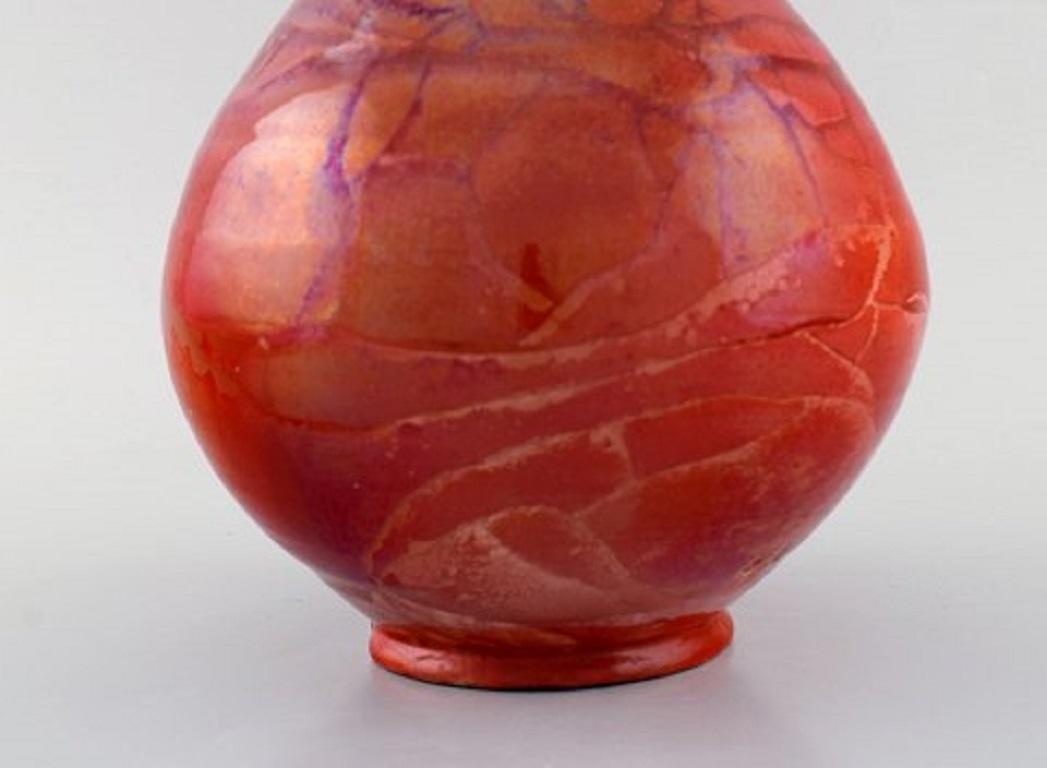 Danish Jens Thirslund for Kähler, Denmark, Vase in Glazed Stoneware