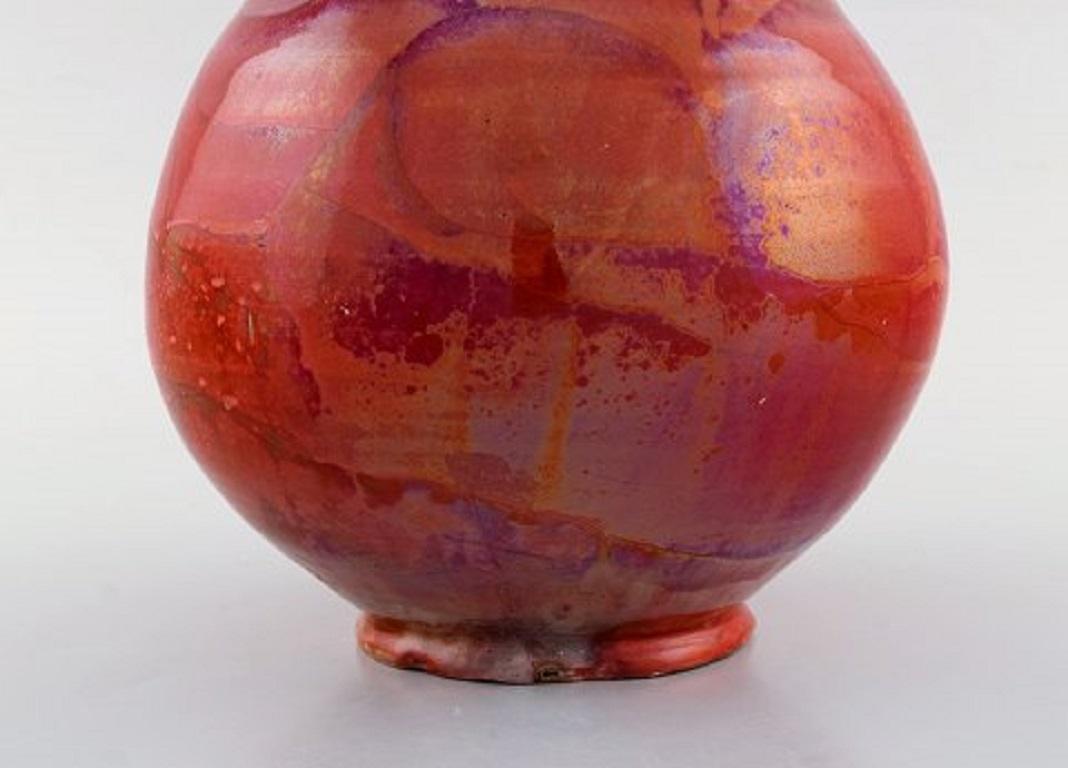 Jens Thirslund for Kähler, Denmark, Vase in Glazed Stoneware In Good Condition In Copenhagen, DK