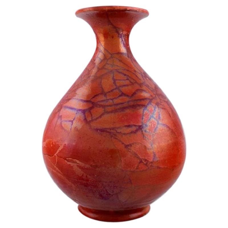Jens Thirslund for Kähler, Denmark, Vase in Glazed Stoneware