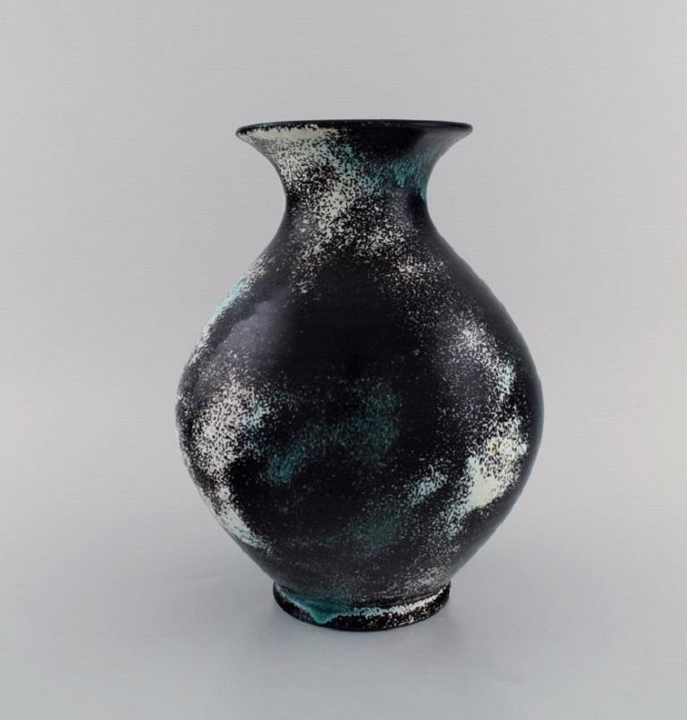 Art Deco Jens Thirslund for Kähler, HAK, Vase in Glazed Stoneware, 1920s/30s For Sale