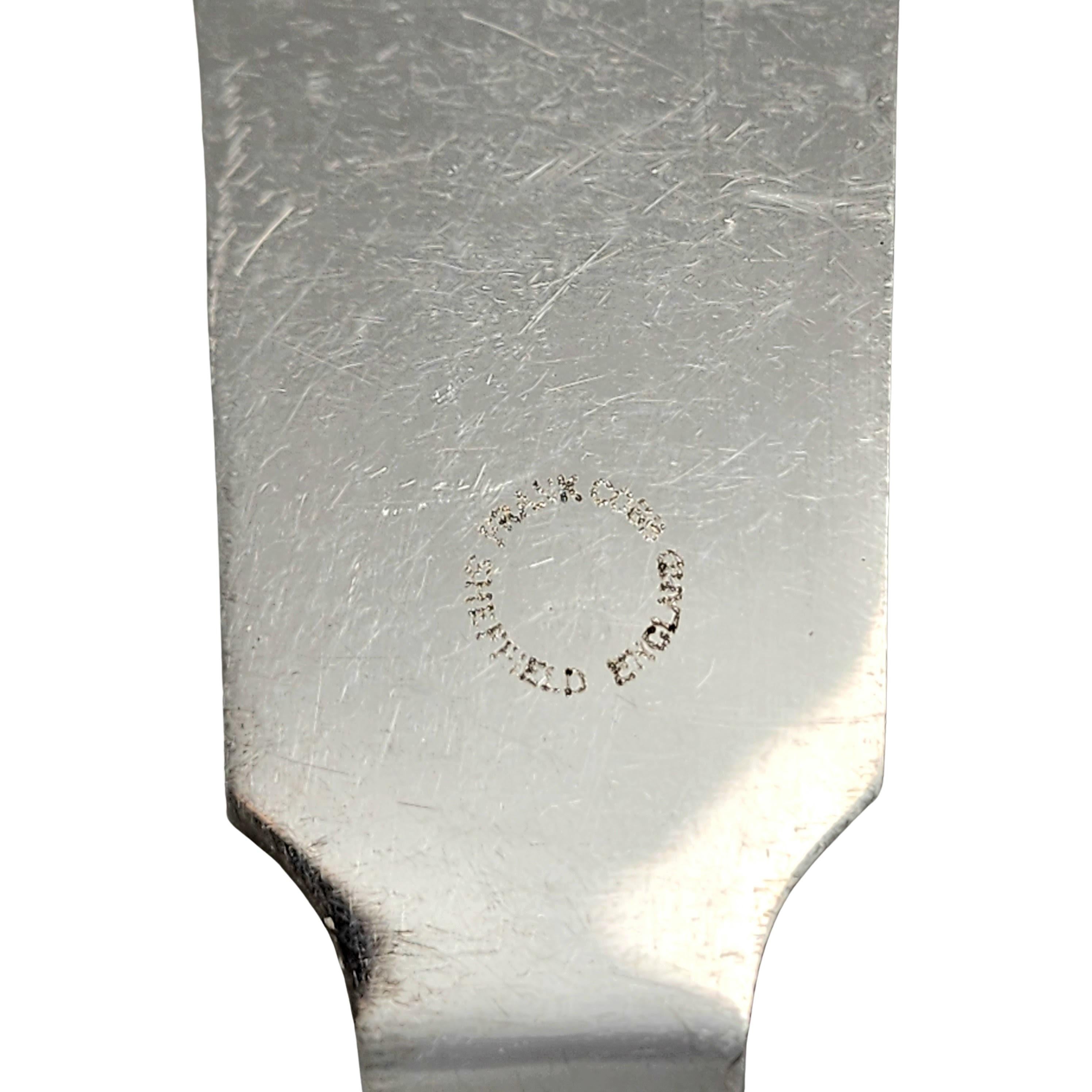 Jensen & Wendel Denmark Acorn Sterling Handle Stainless Blade Cake Knife #14714 For Sale 5