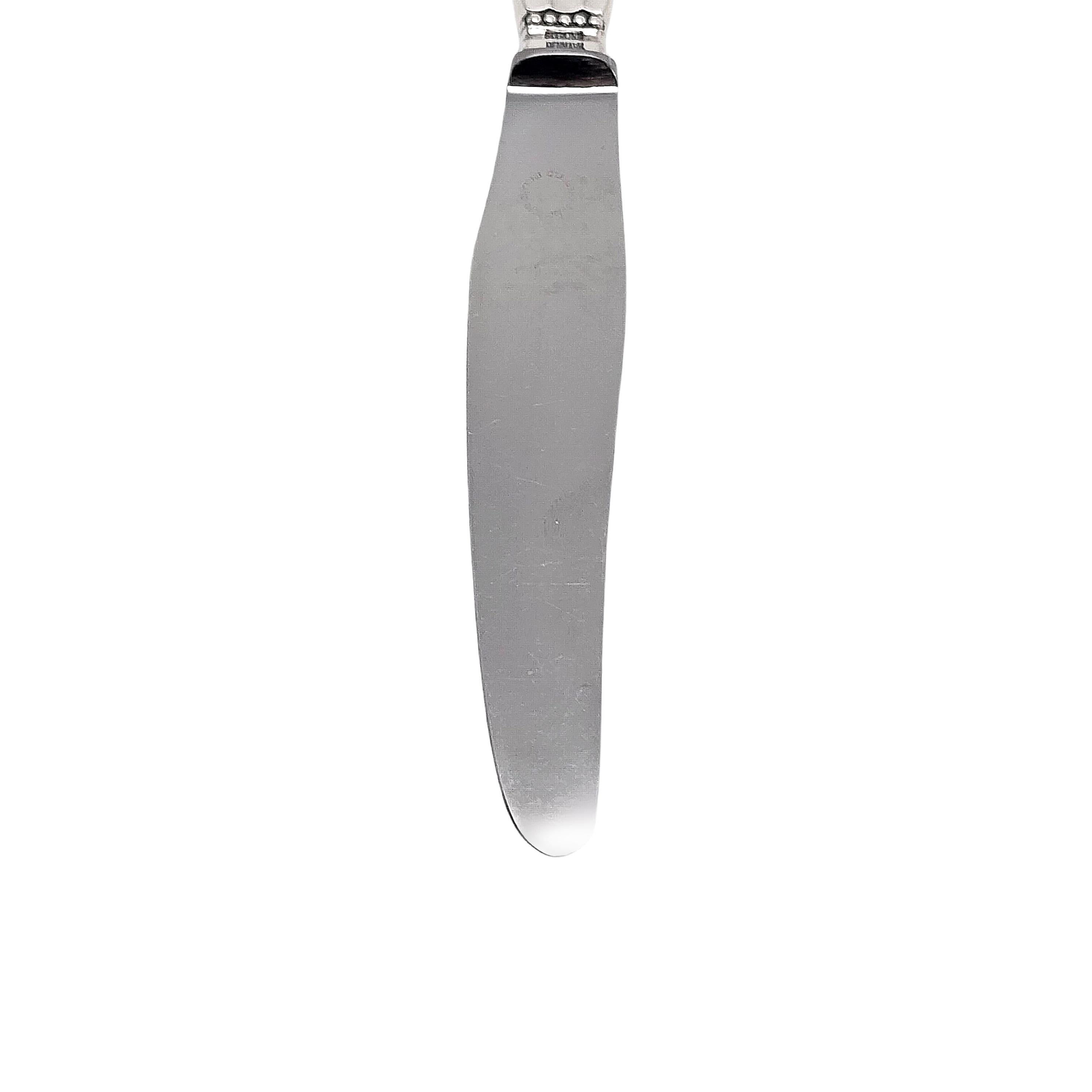 Women's Jensen & Wendel Denmark Acorn Sterling Handle Stainless Blade Knives 8