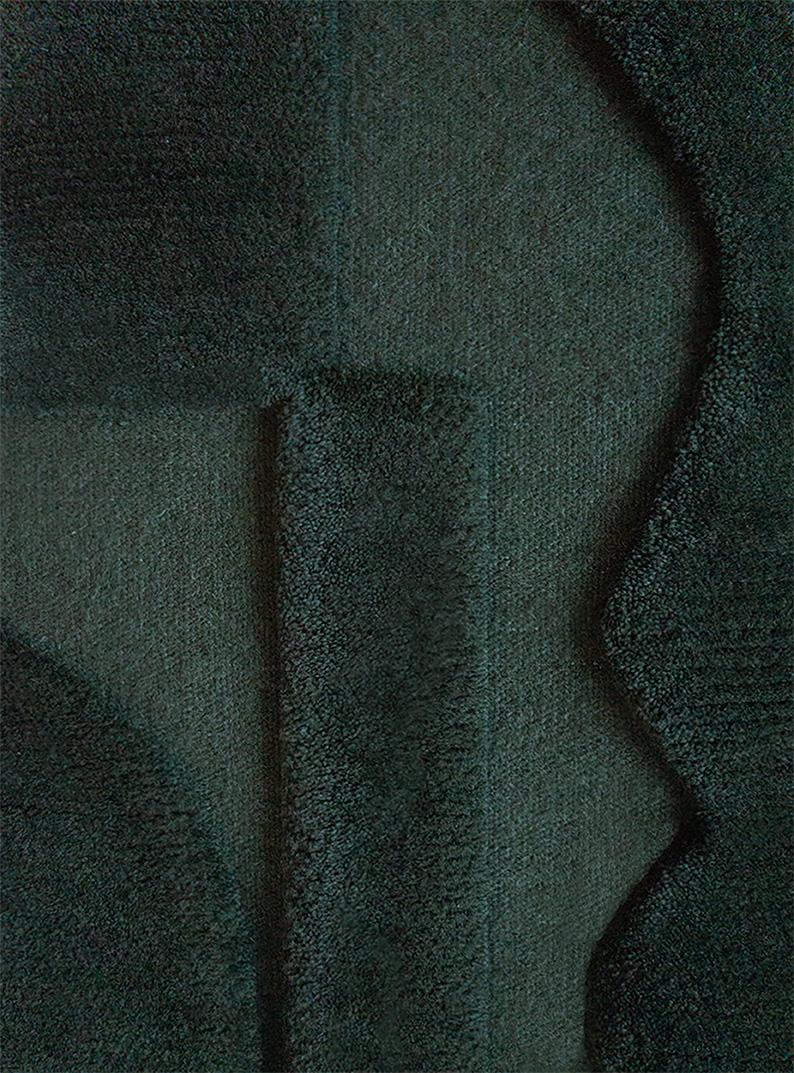Tessuto Tappeto Jensin Okunishi Studio Shaped High Pile Mood Verde in vendita