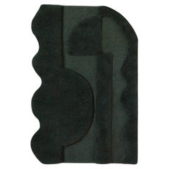 Jensin Okunishi Studio Shaped Hochflor-Teppich Mood Grün