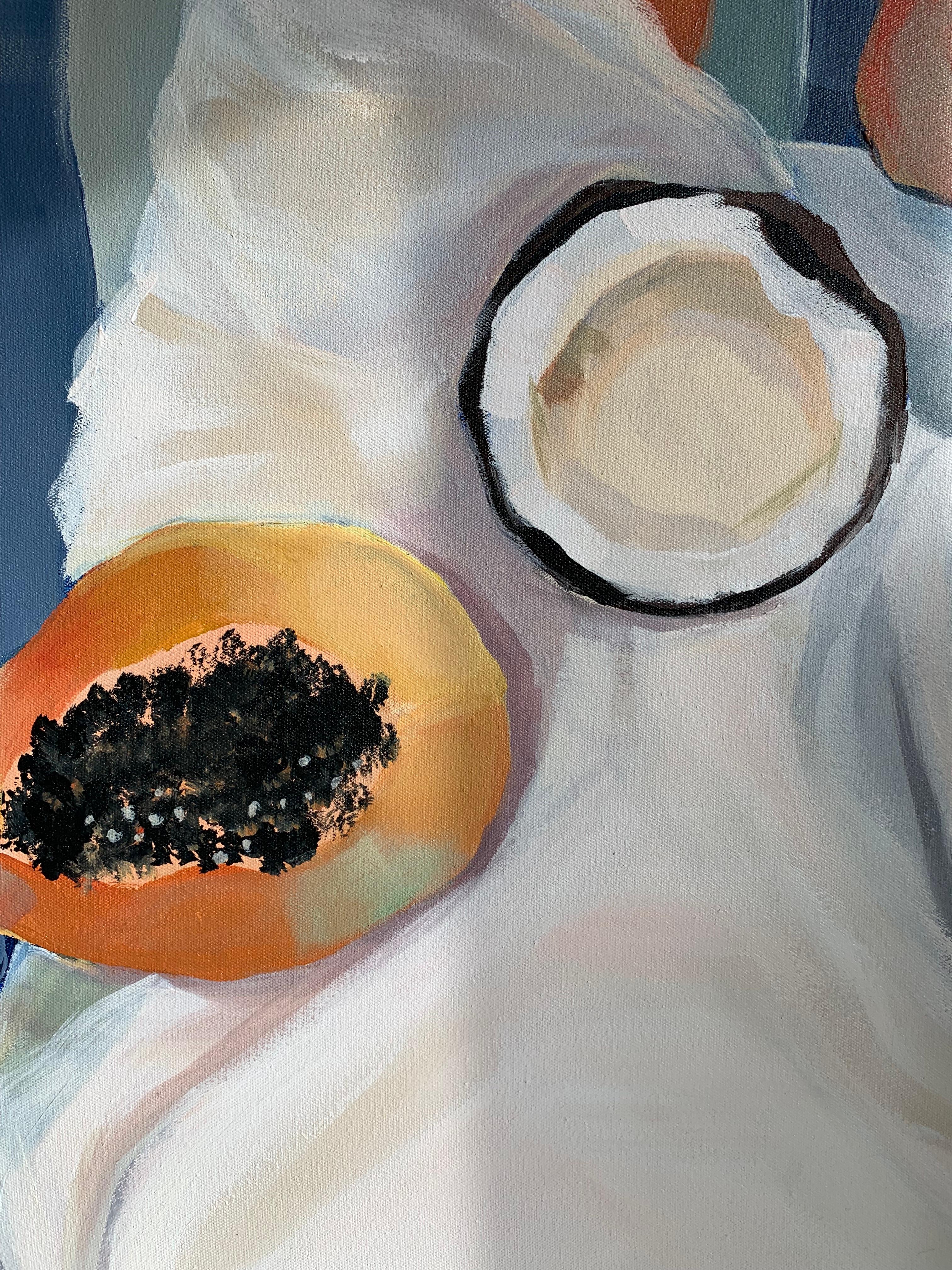 Verano, Acrylic on canvas, 60x80cm, 2021 - Painting by Jenya Datsko