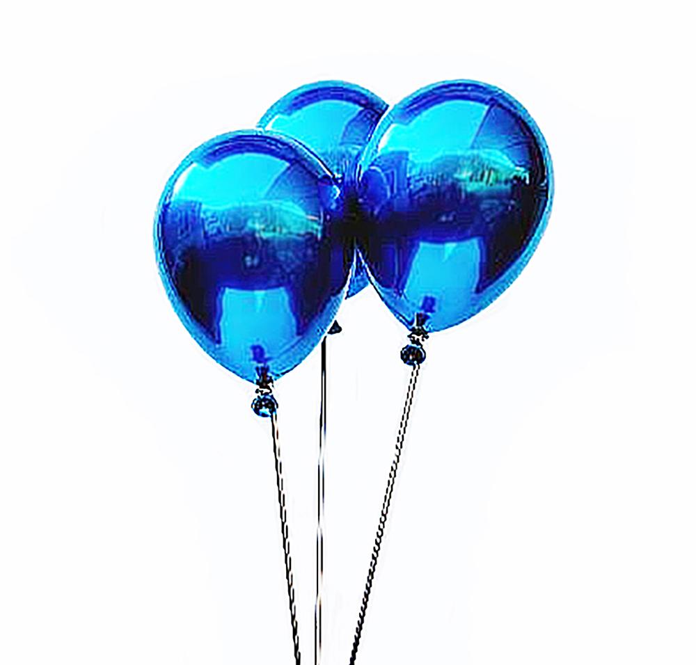 Blue Balloons & Stool - Sculpture by Jeon Kang Ok
