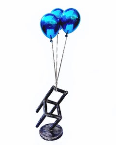 Blue Balloons & Stool