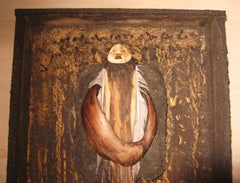 Sculpture de corps en bois Jephan de Villiers