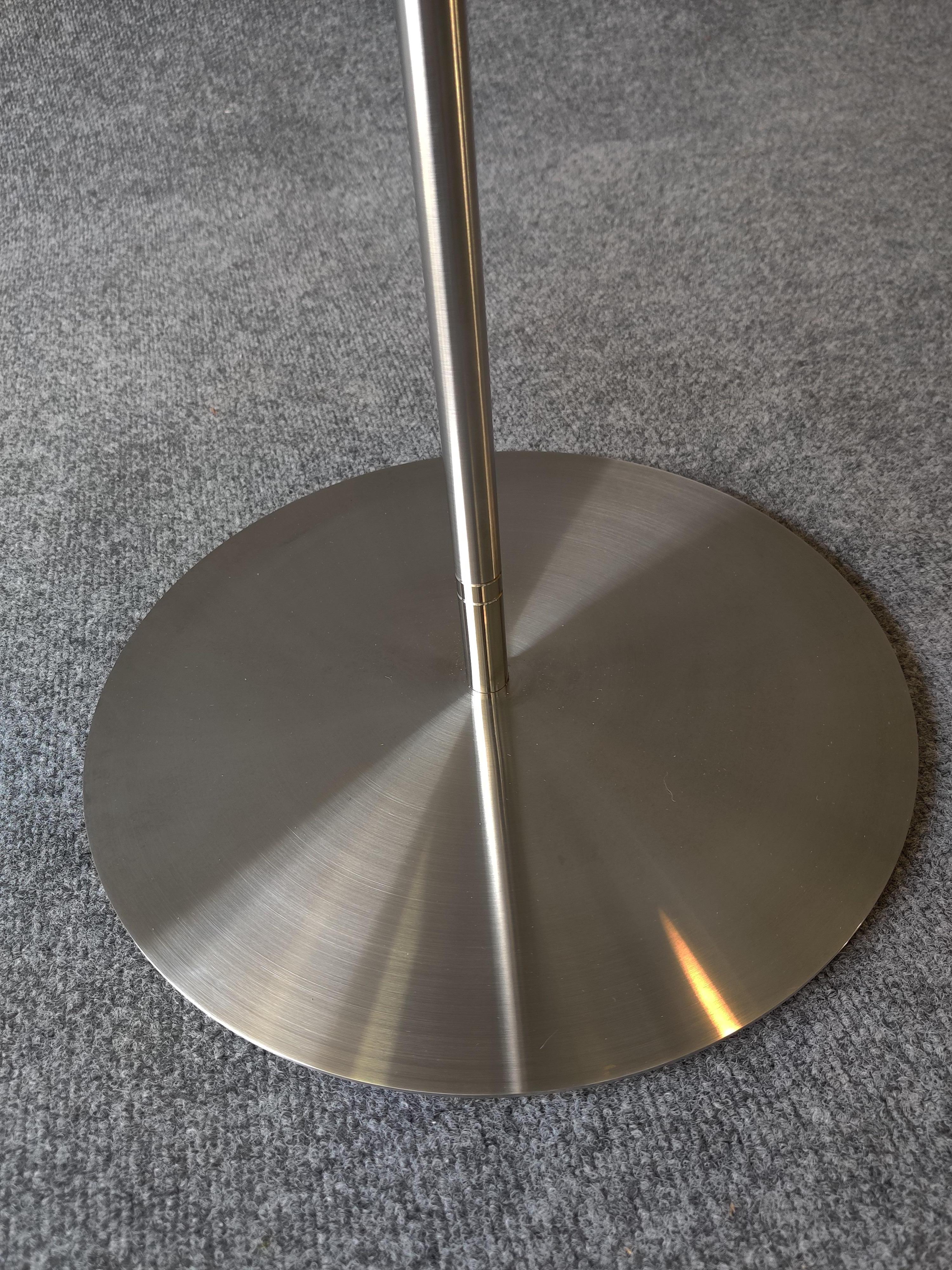 Enameled Jephson Robb, Bernhardt Design Pair Quiet Side Tables Laminate Stainless Steel For Sale