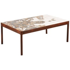 Jeppe Hagedorn-Olsen, Large Coffee Table with Ceramic Tiles, 1960