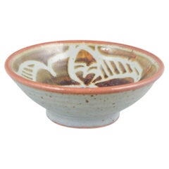 Jepson Pottery, USA. Ceramic bowl in Chinese-inspired style. Mid-20th C.