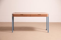 Jequitiba, Blue Gambito Writing Desk by Andreas Anwander