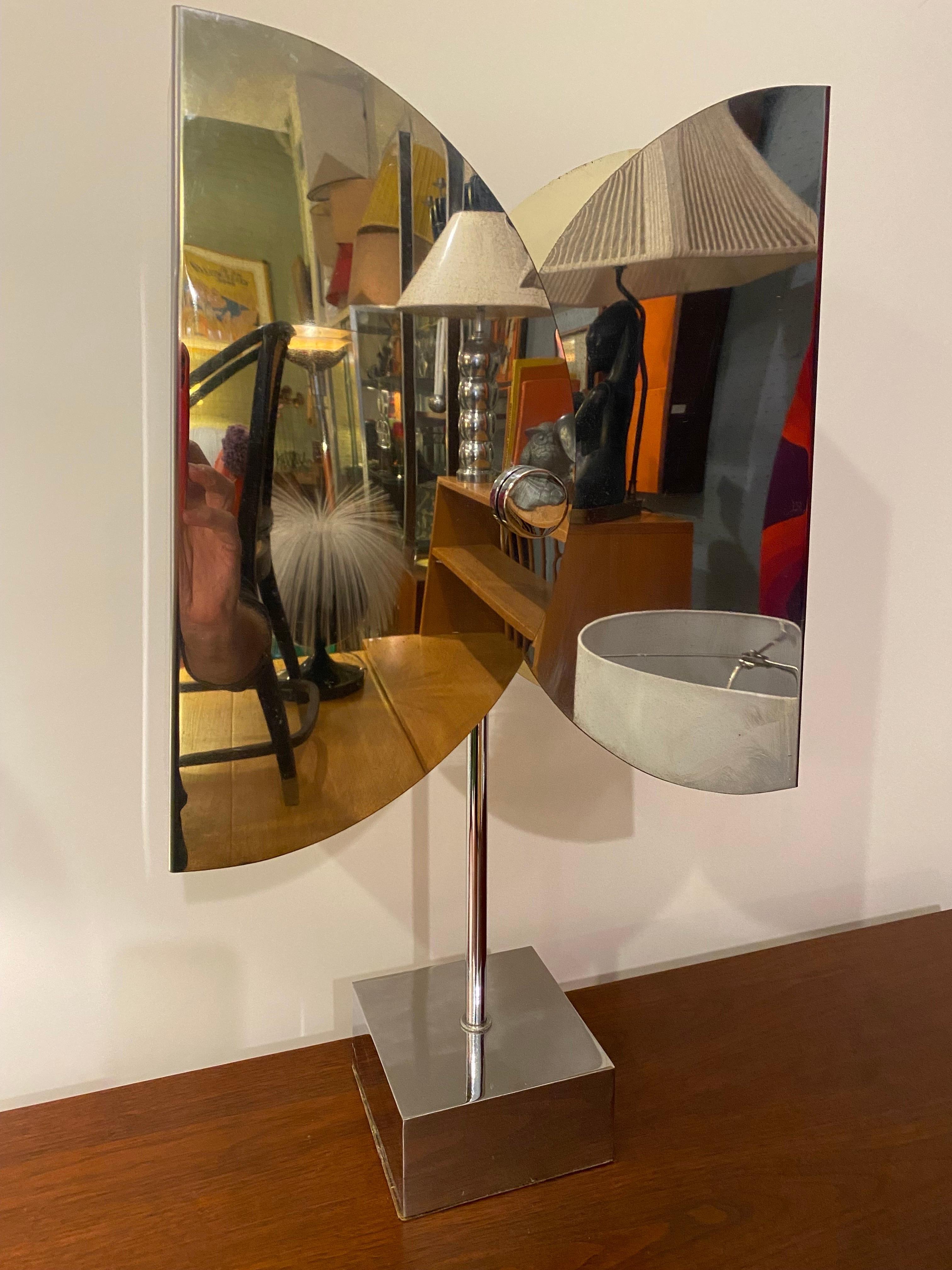 Jere’ Adjustable Chrome Table Lamp 1