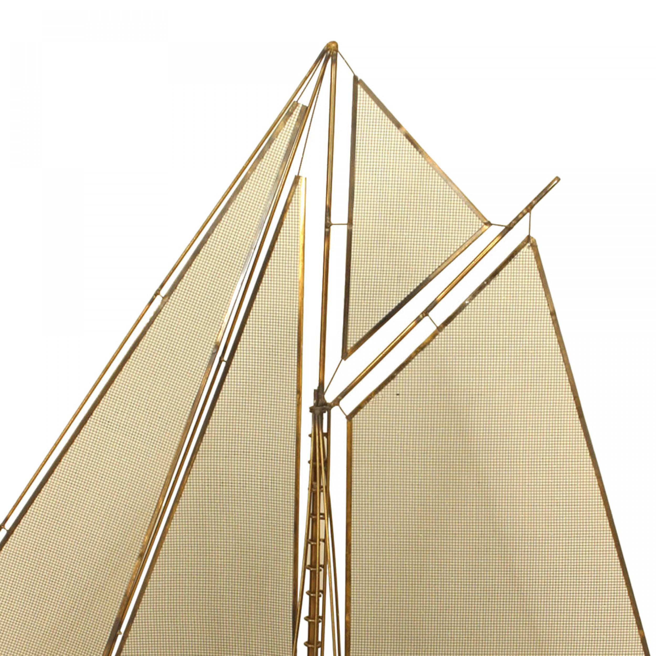 Placa de velero tubular Jere American de posguerra finales del siglo XX en venta