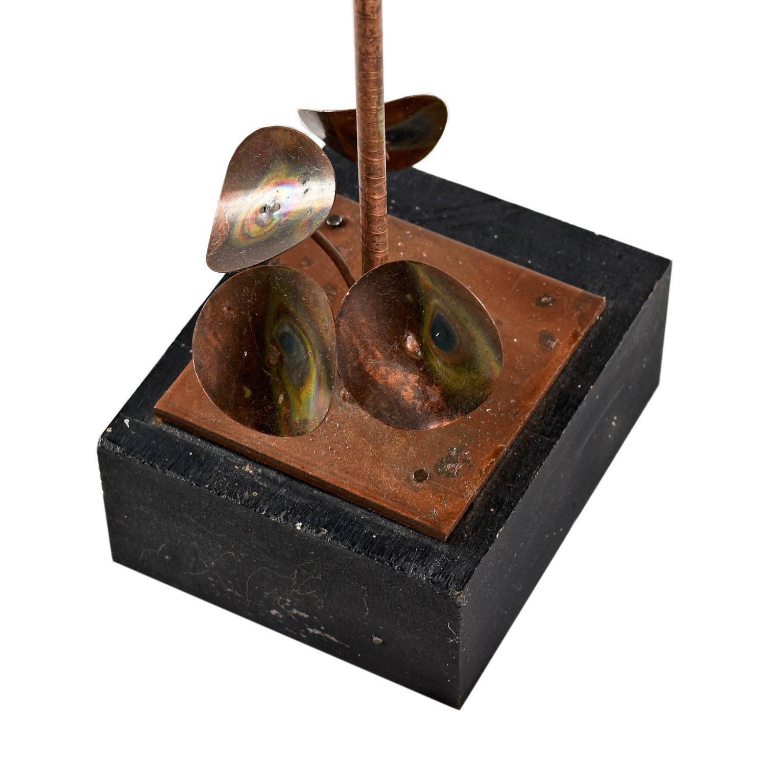 American Jere & Jonathan Adler Style Brutalist Raindrop Tree Metal Sculpture