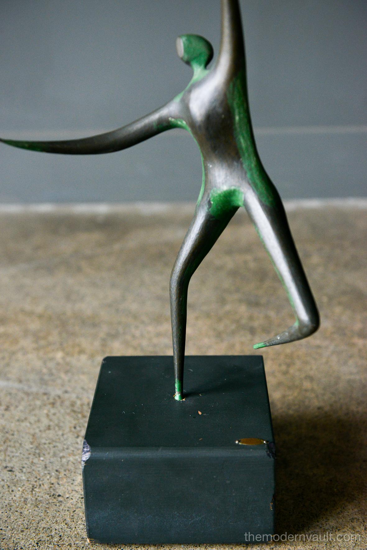 Jere Studios Bronze Acrobat Sculpture, circa 1968 In Good Condition In Costa Mesa, CA