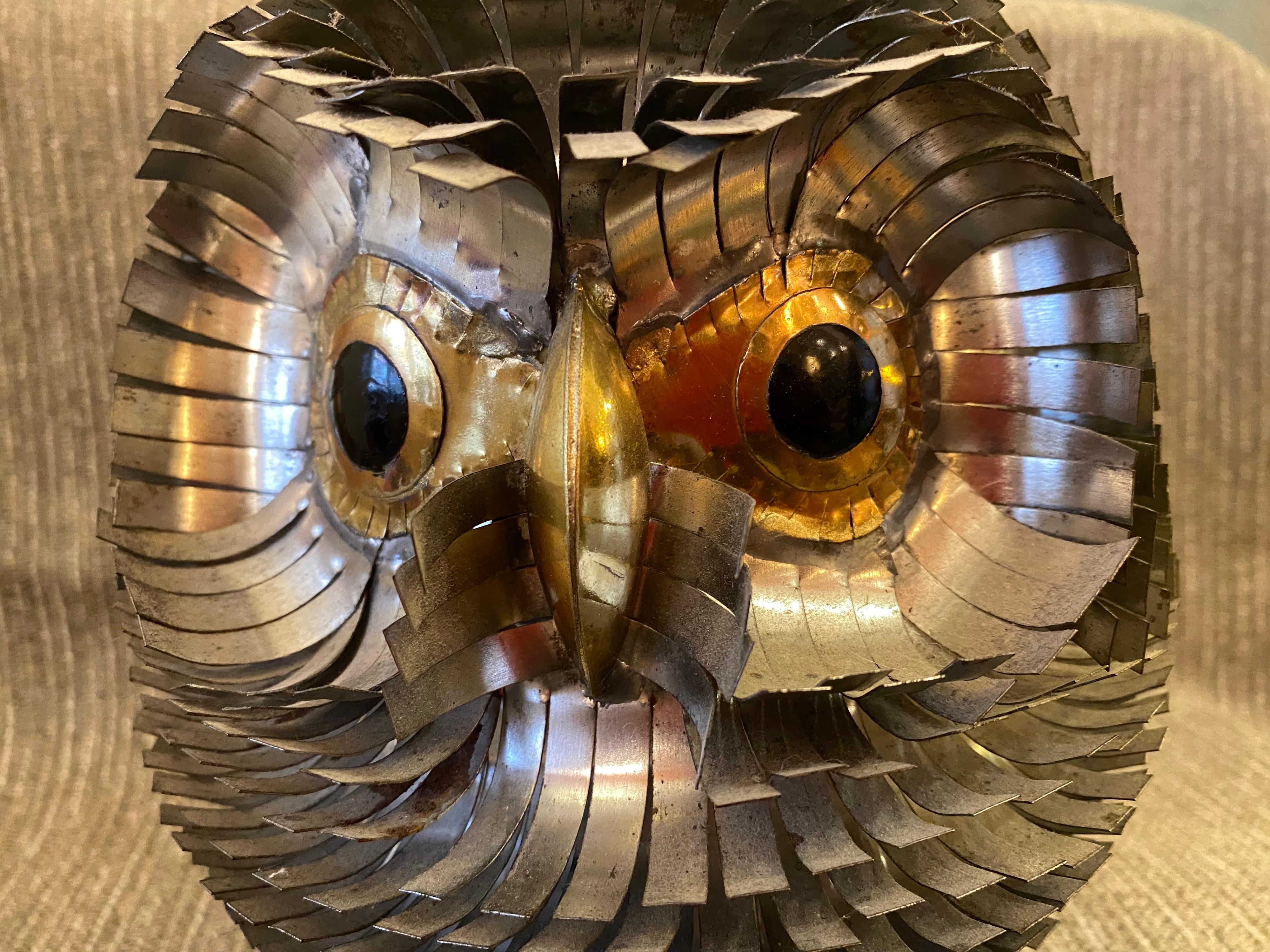 Mexican Jere’ Style Metal Owl