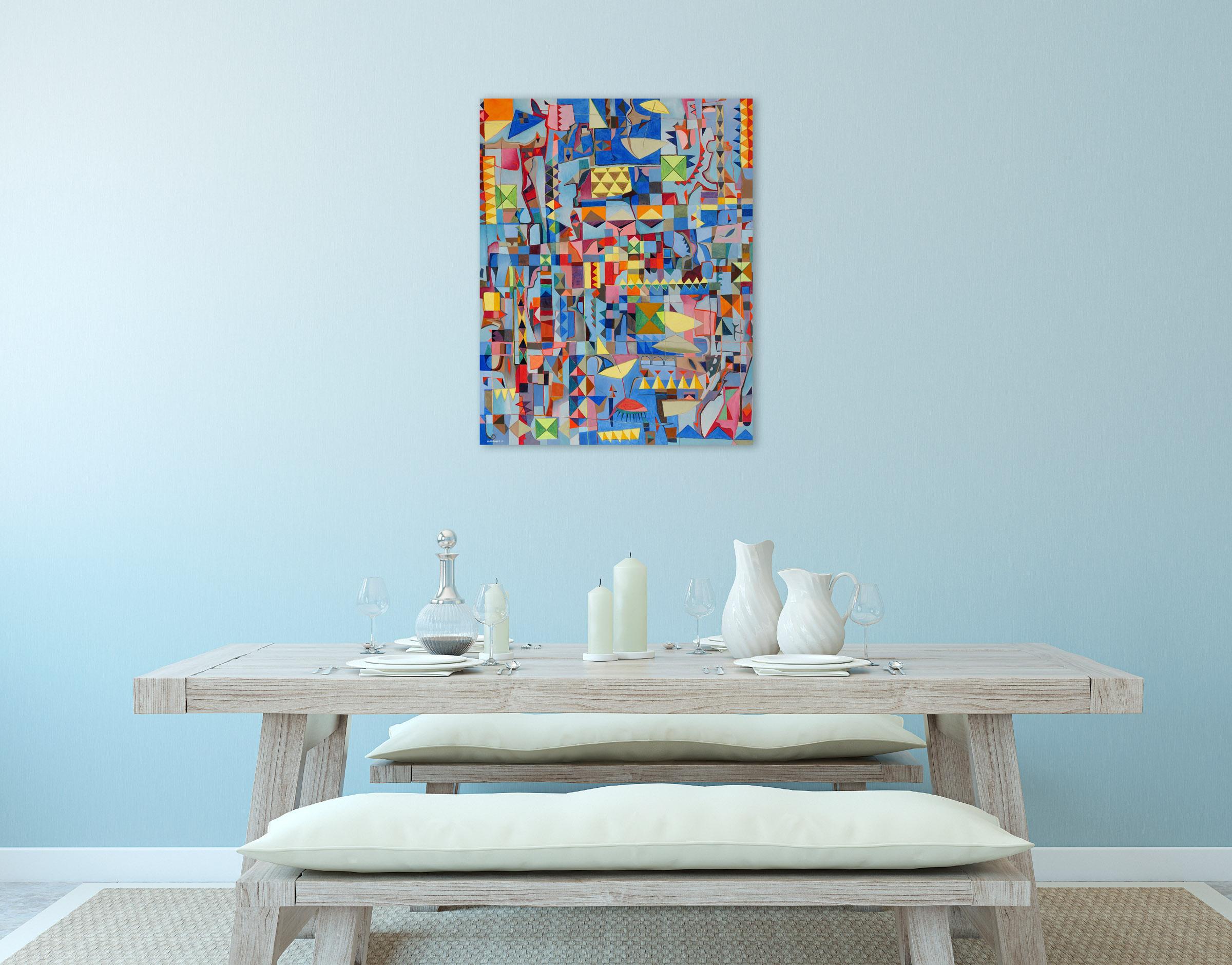 Plage (Abstract Painting) 1