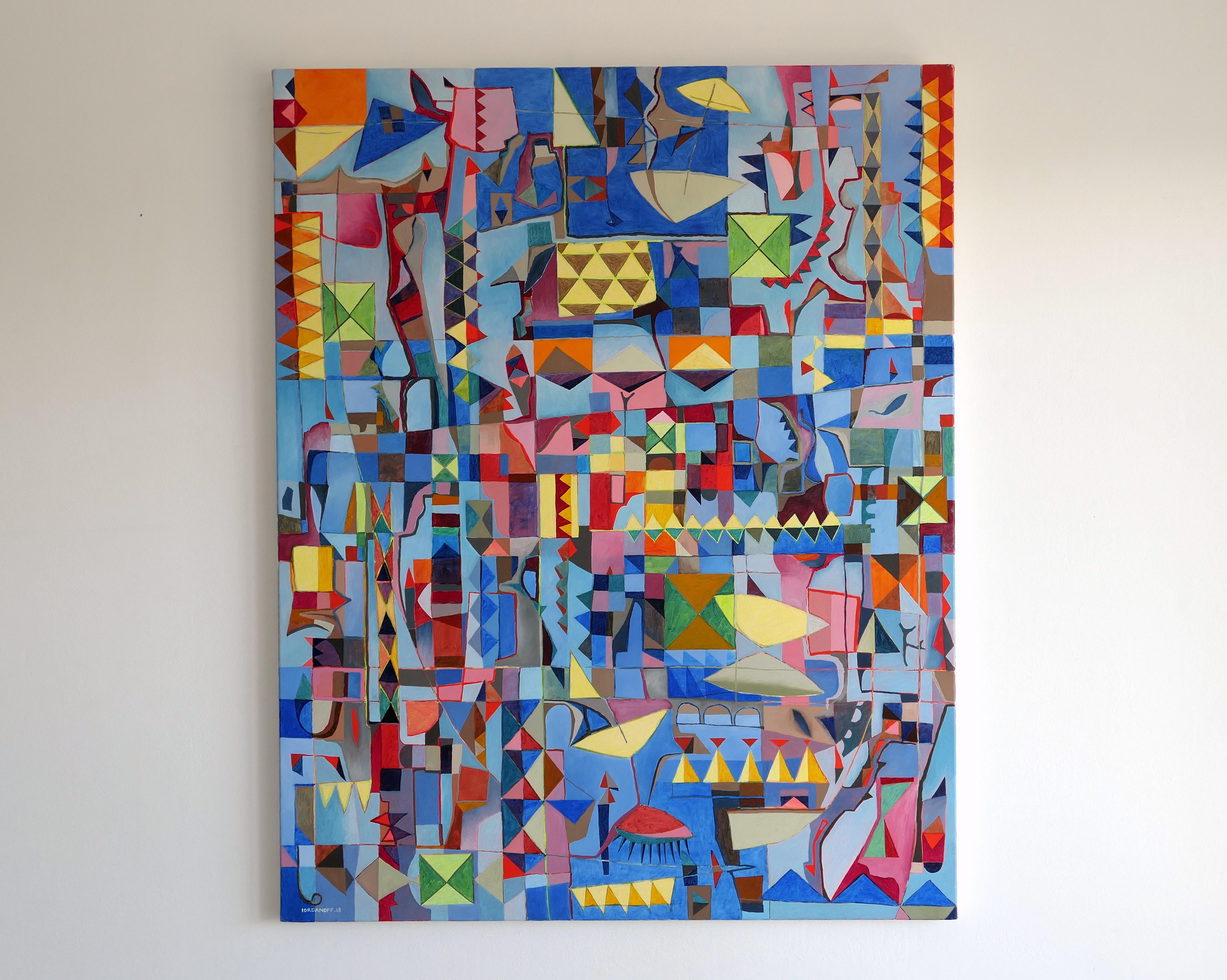 Plage (Abstract Painting) 6