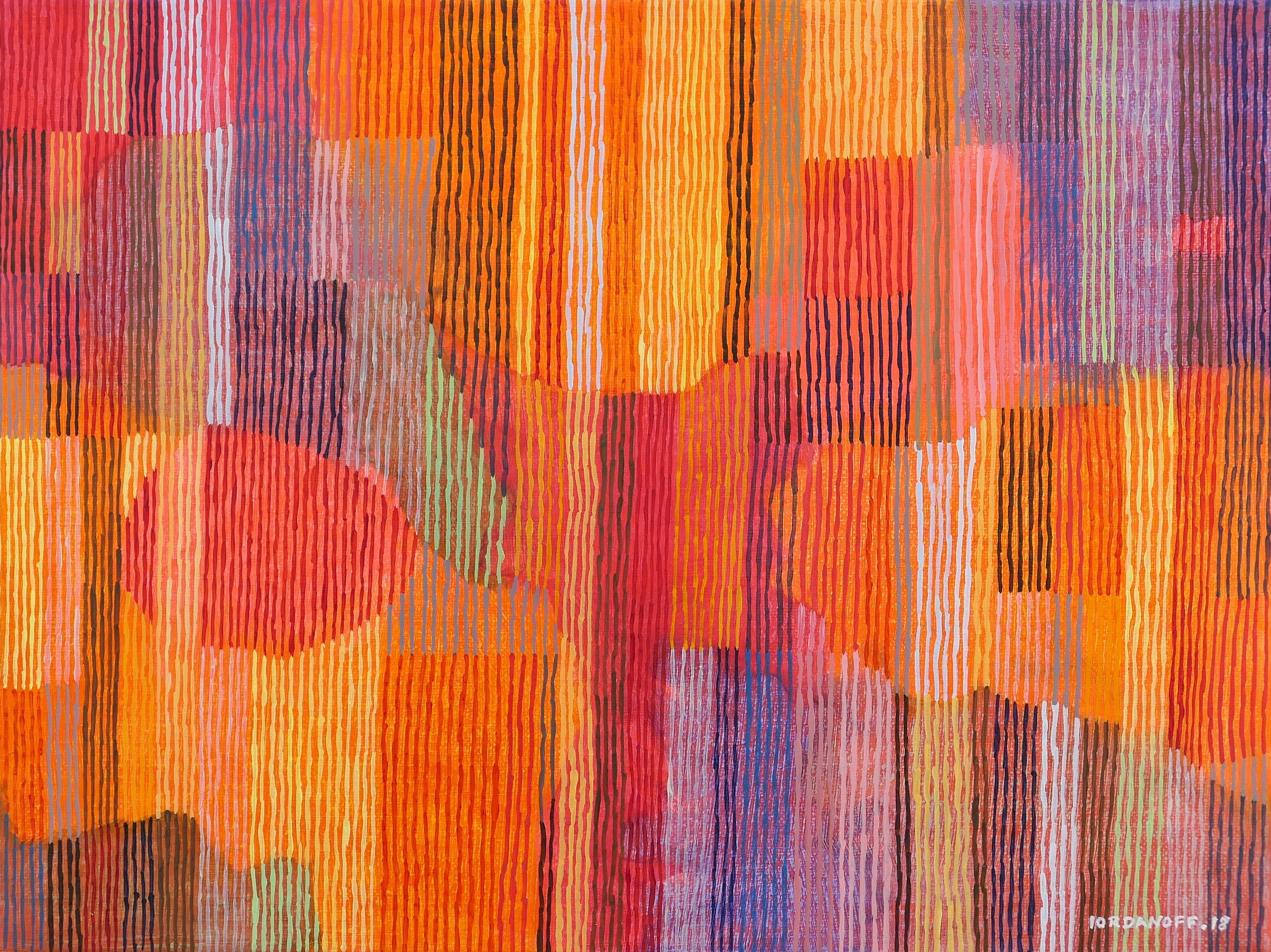 Jérémie Iordanoff Abstract Painting - Transcription 659