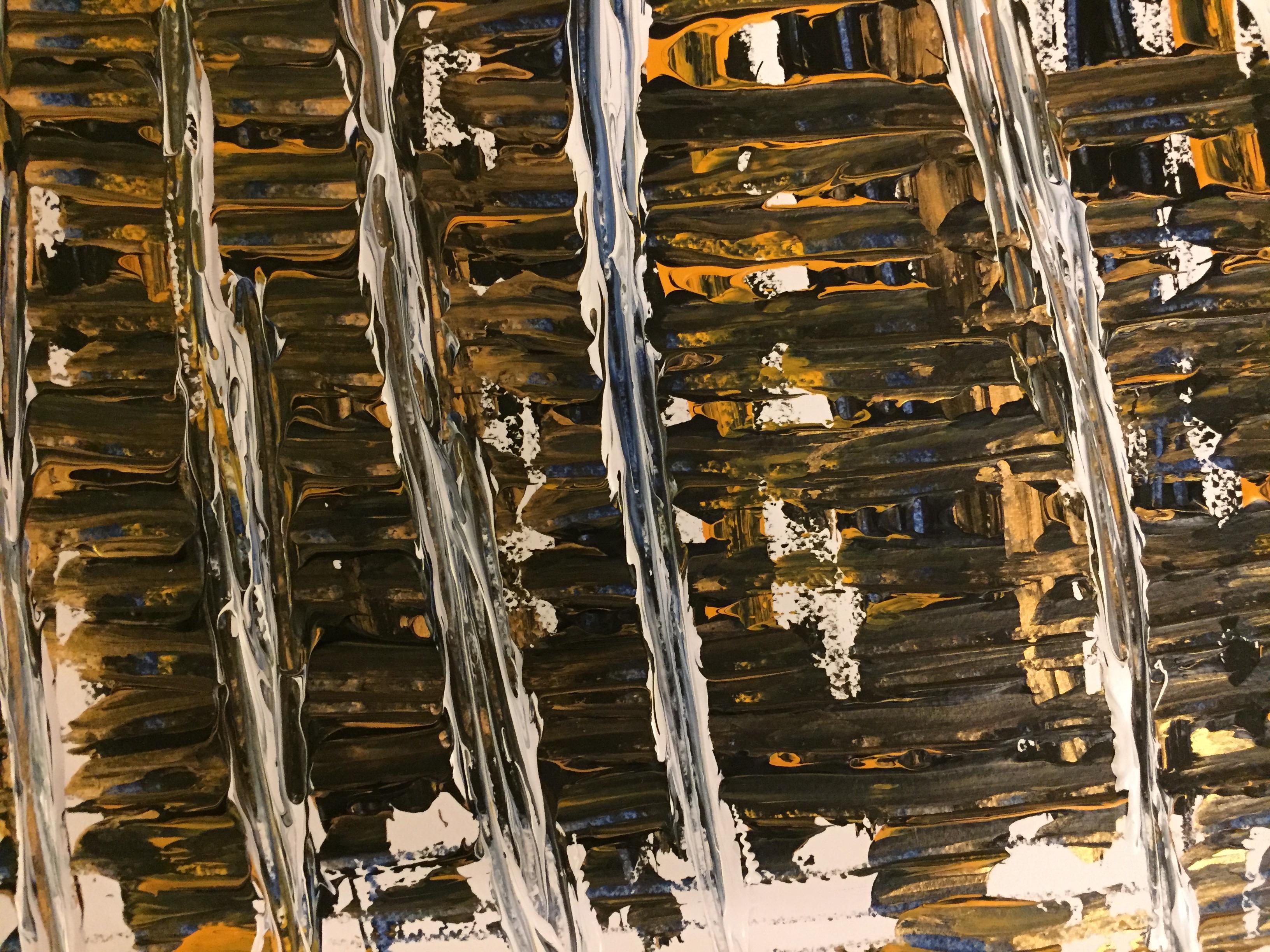 French Abstract Contemporary Art by Jérémie Rebourgeard - Energie Universelle For Sale 2