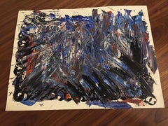 Art abstrait contemporain français de J. Rebourgeard -  Puissance de la Terre