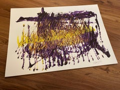 French Abstract Contemporary Art by Jérémie Rebourgeard - Action Temporelle