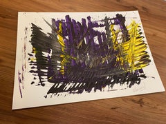 French Abstract Contemporary Art by Jérémie Rebourgeard - Eclat dans le Voyage