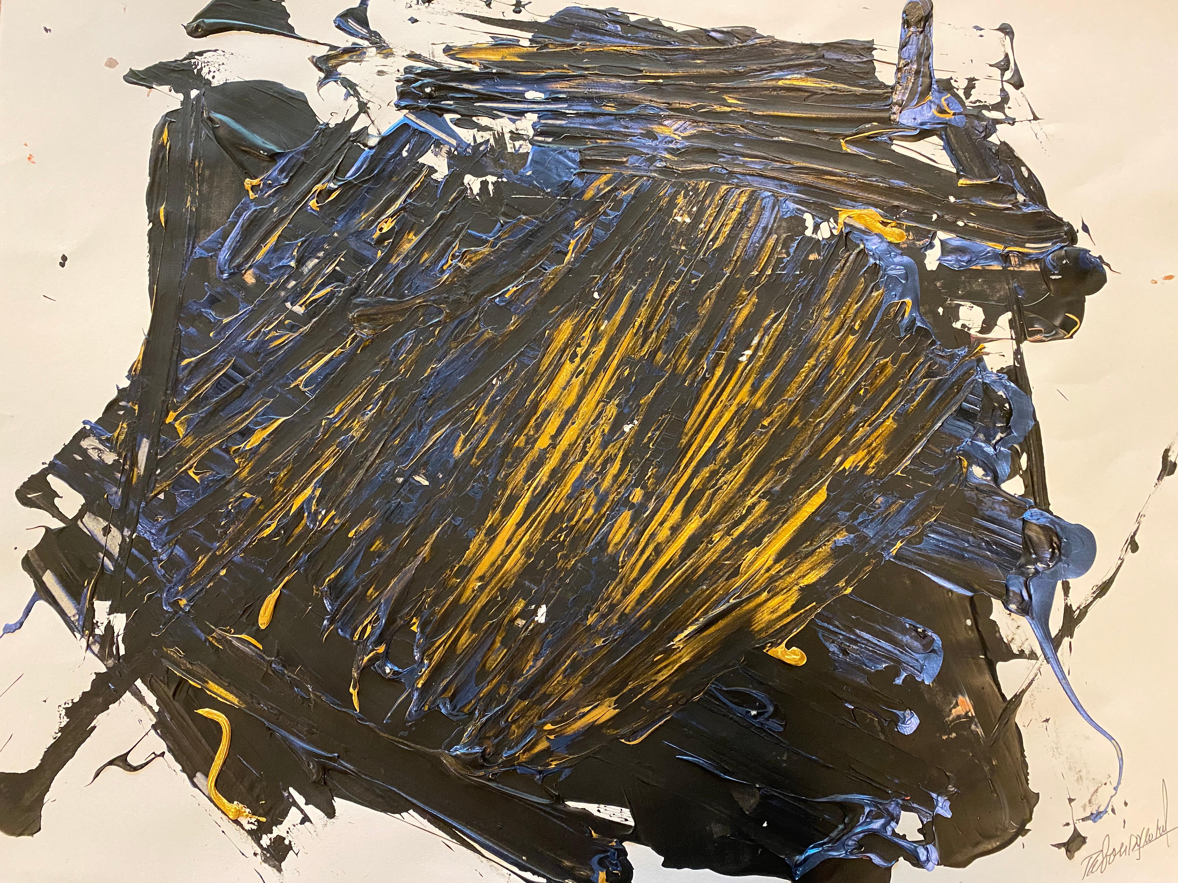 French Abstract Contemporary Art by Jérémie Rebourgeard - L'Action de l'Esprit