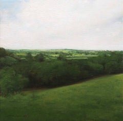 Paysage du Dorset, Artiste gallois contemporain, Paysage à l'huile