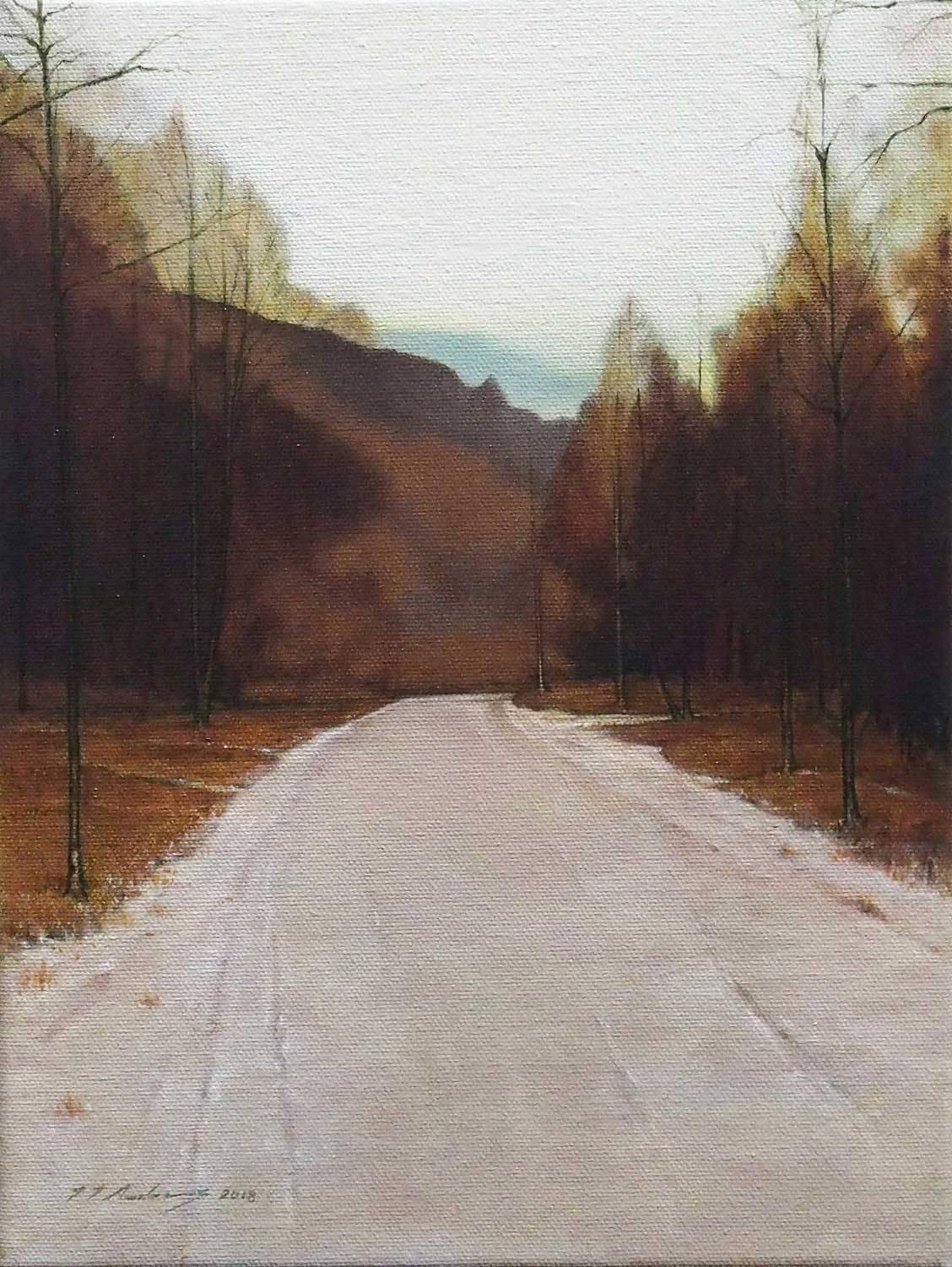 Jeremy Andrews Landscape Painting - The Road to Somewhere