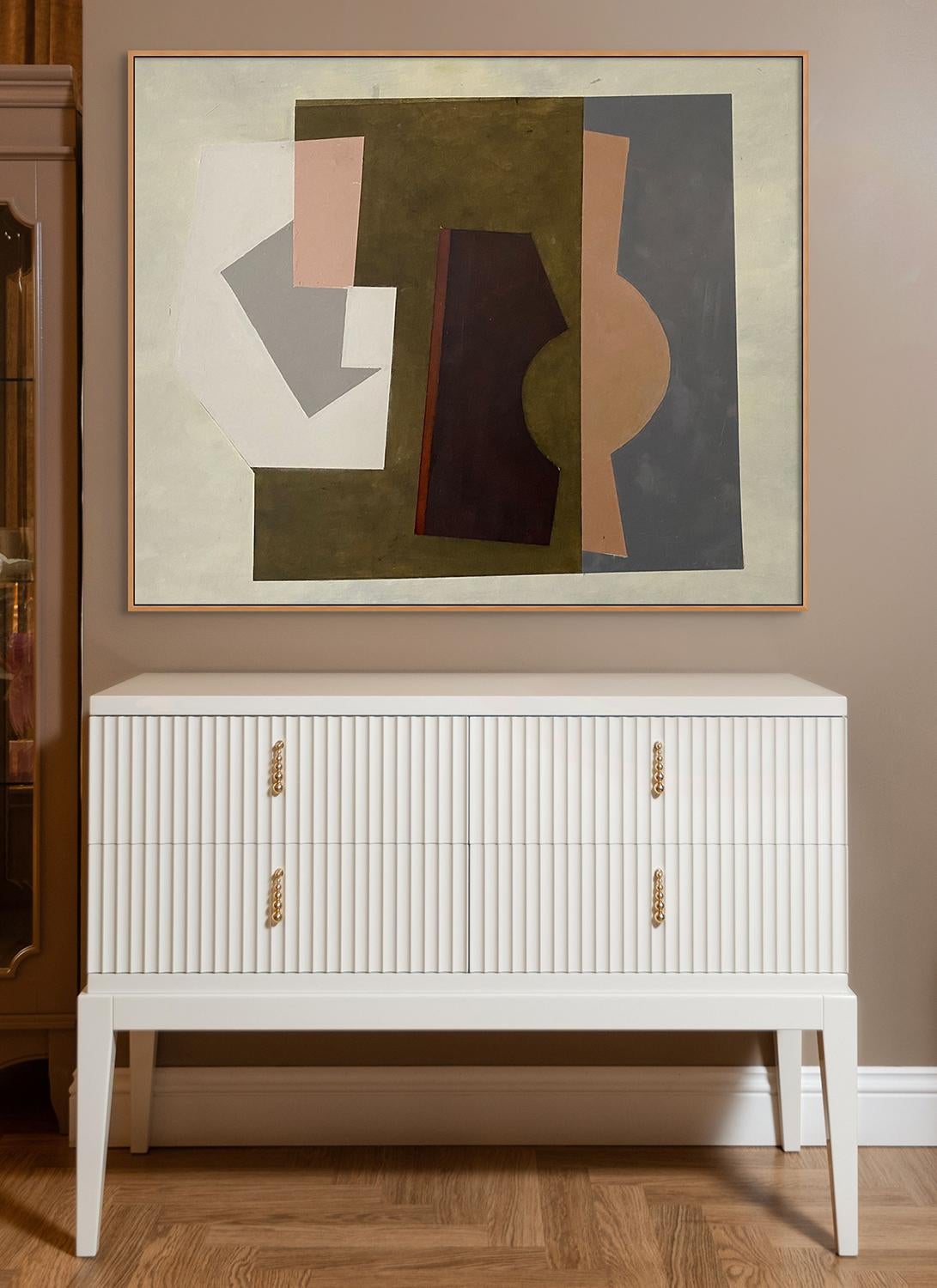 6. Astrazione 2021 (pittura astratta) - Painting Astratto di Jeremy Annear