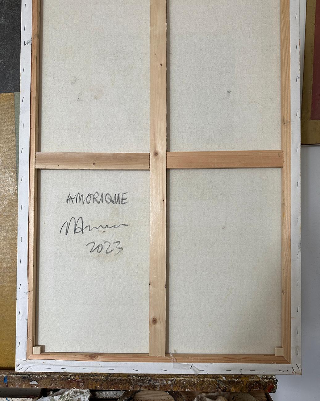 Amorique (Pittura astratta) - Abstract Painting Grigio di Jeremy Annear