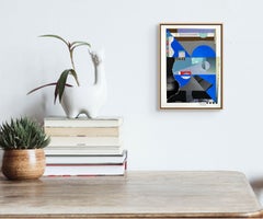 Blue Moon No.37 (Abstract painting)