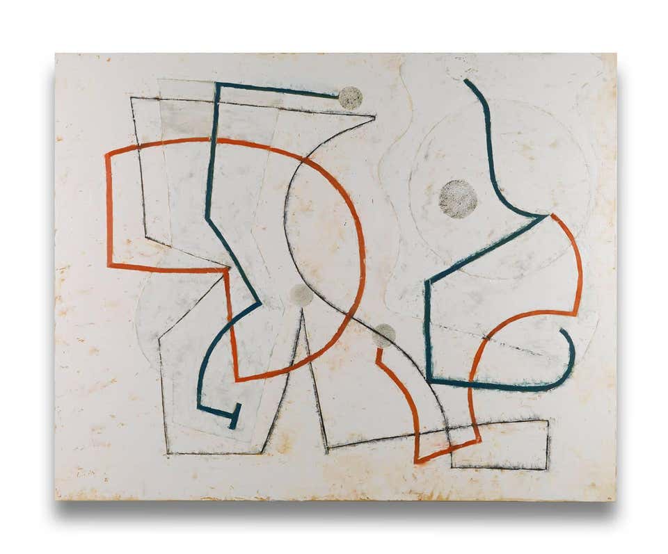 Cascading Line (Polka) (Abstract Painting)