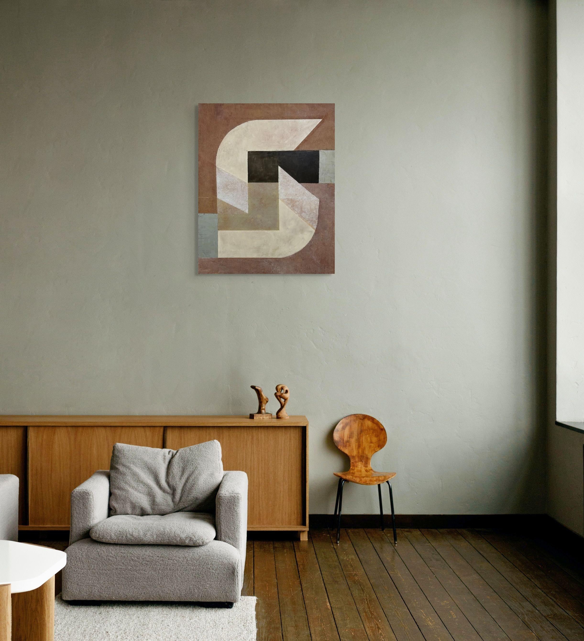 Contra Tone II (Pittura astratta) - Painting di Jeremy Annear