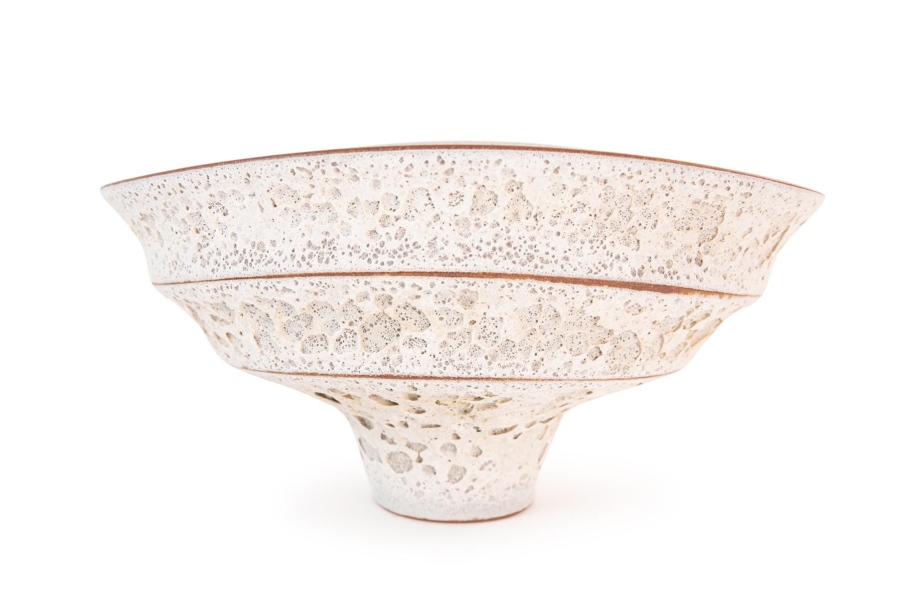Jeremy Briddell Large Tiered Ceramic Bowl In Good Condition In Phoenix, AZ