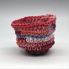 "Crocheted Porcelain Tea Cup Number 100", Contemporary, Porcelain, Sculpture