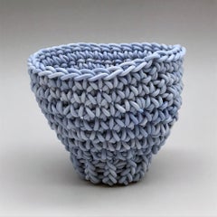 "Crocheted Porcelain Tea Cup Number 87", Contemporary, Porcelain, Sculpture