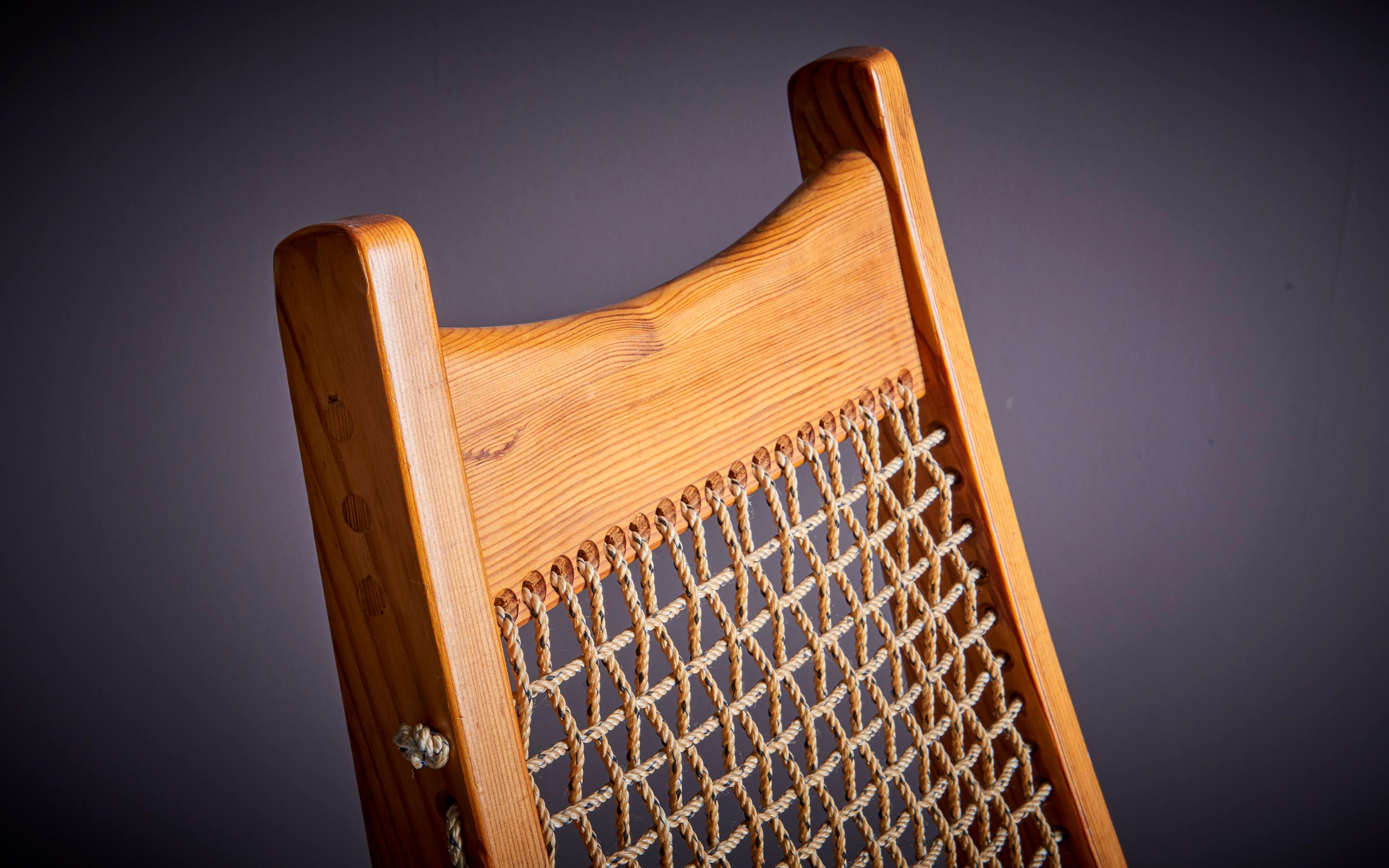 Mid-Century Modern Chaise  bascule Jeremy Broun Studio, Royaume-Uni, annes 1970 en vente