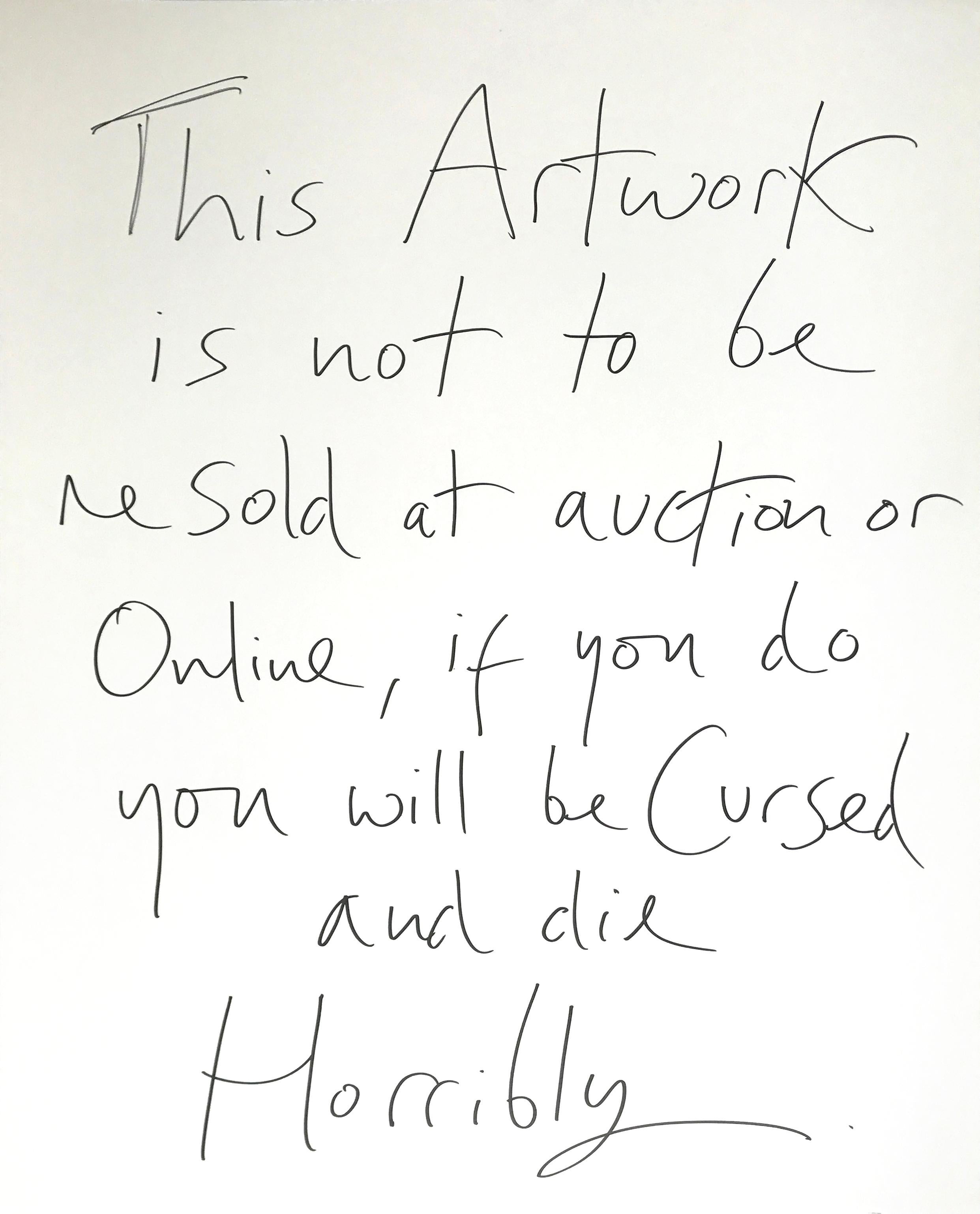 This artwork is not to be resold at auction or online [...] - Mixed Media Art by Jeremy Deller