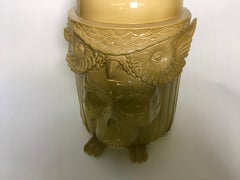 Bottiglia in ceramica di Jeremy Fish per Superego Editions, Italia