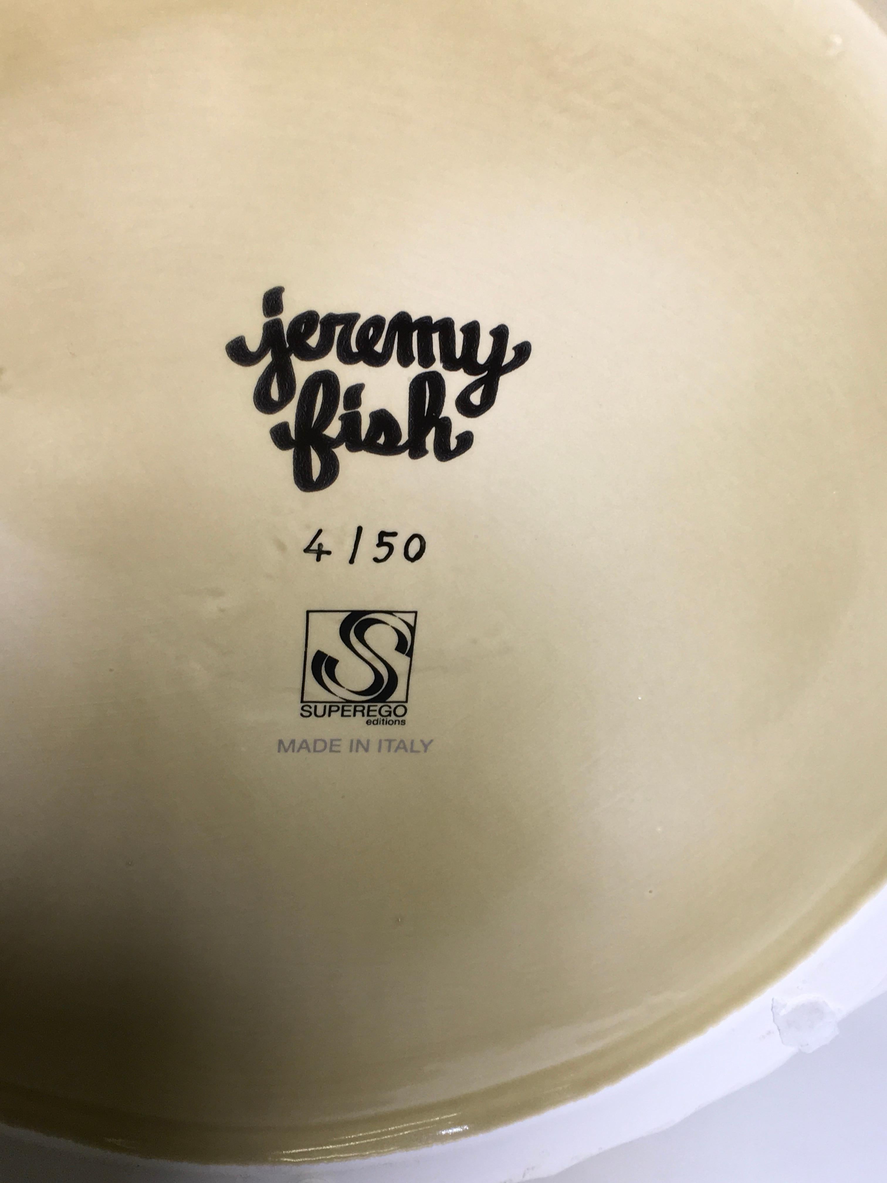 Jeremy Fish, Keramikflasche, Superego Editions, Italien im Angebot 2