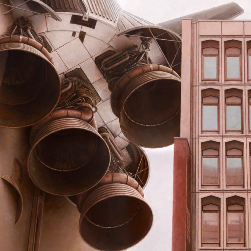 JEREMY GEDDES – EDIFICE, Limited Surrealism Rocket, australischer Künstler Modern 2