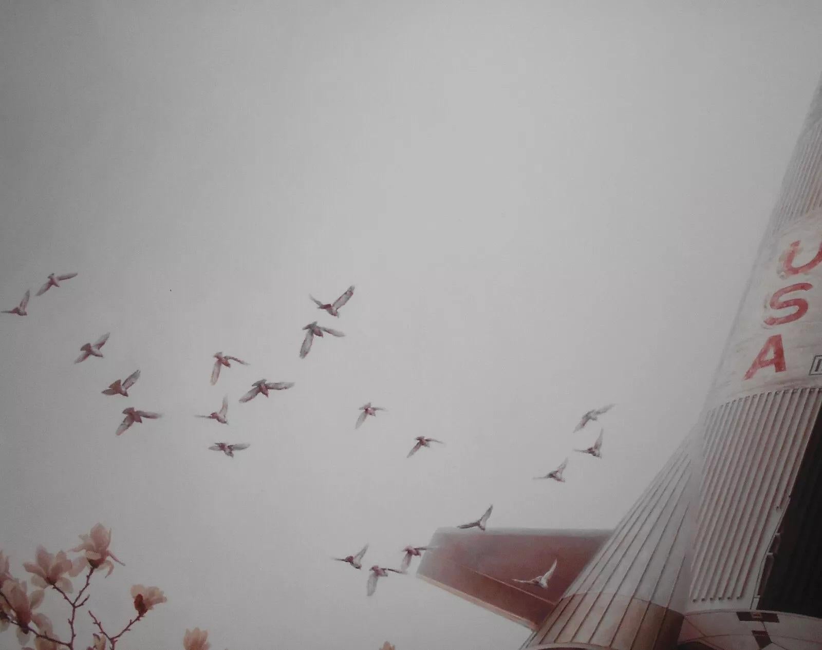 Monument Jeremy Geddes Babel Screenprint Limited and Numbered For Sale 3